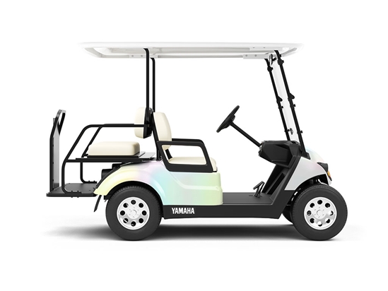 Rwraps™ Holographic Chrome Silver Neochrome (Matte) Golf Cart