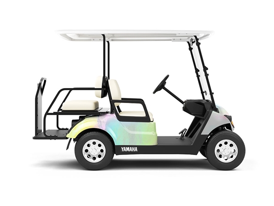 Rwraps Holographic Chrome Silver Neochrome Do-It-Yourself Golf Cart Wraps