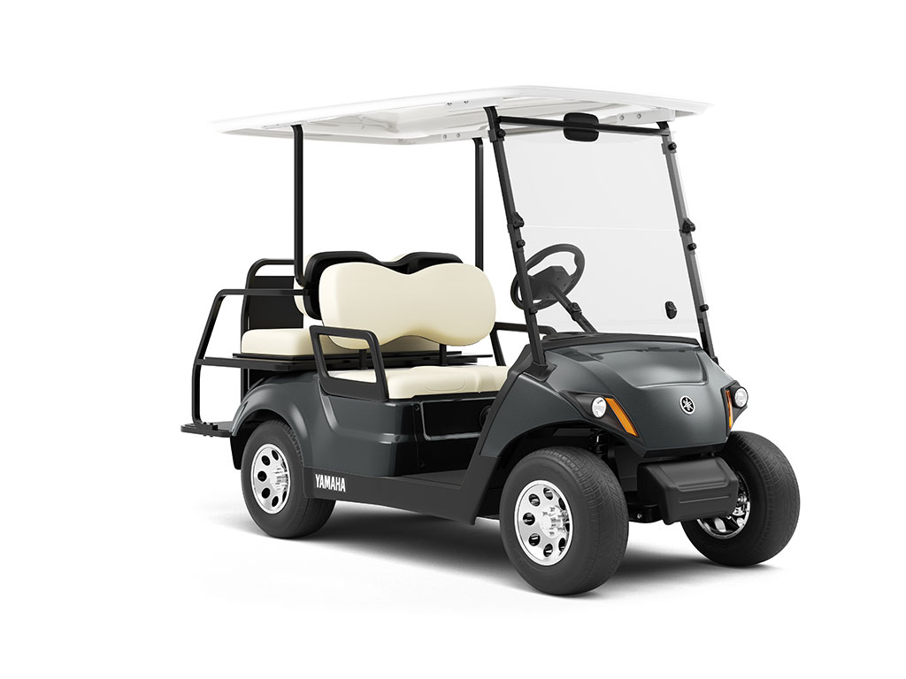 Rwraps™ Leather Black Vinyl Golf Cart Wrap