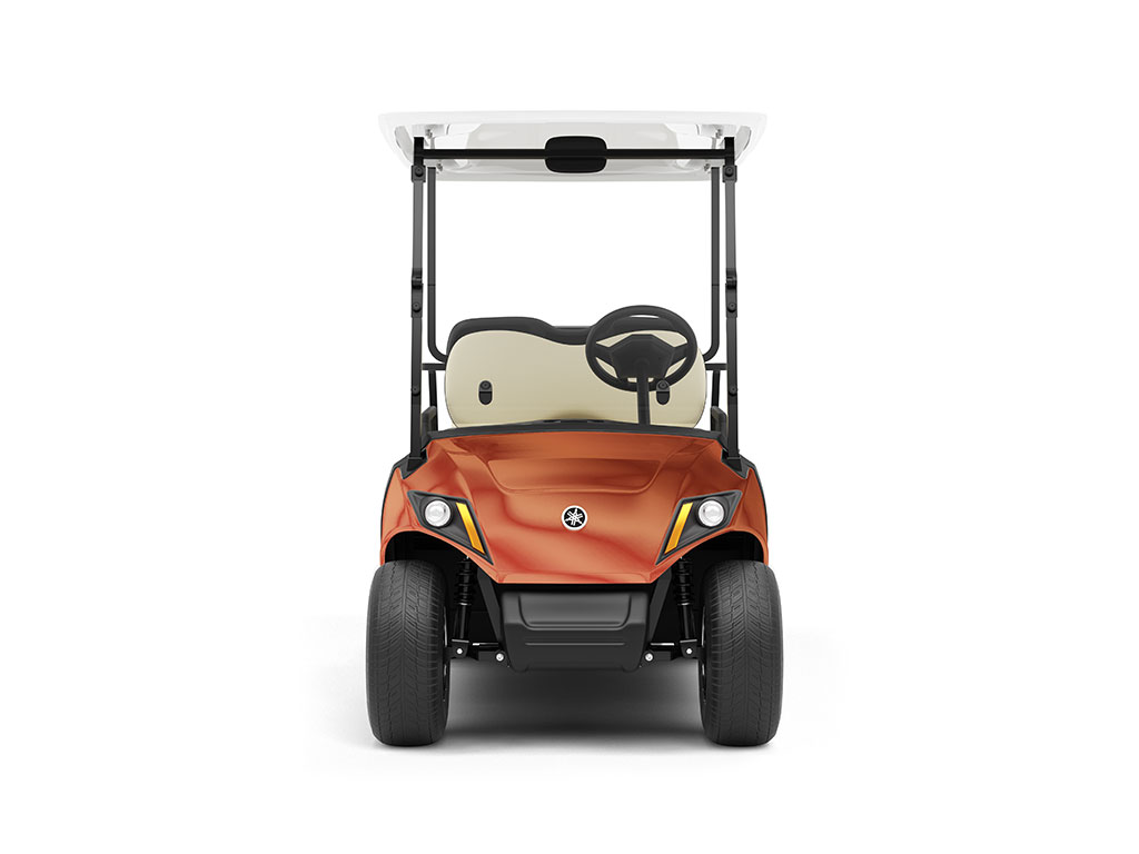 Rwraps Matte Chrome Bronze DIY Golf Cart Wraps