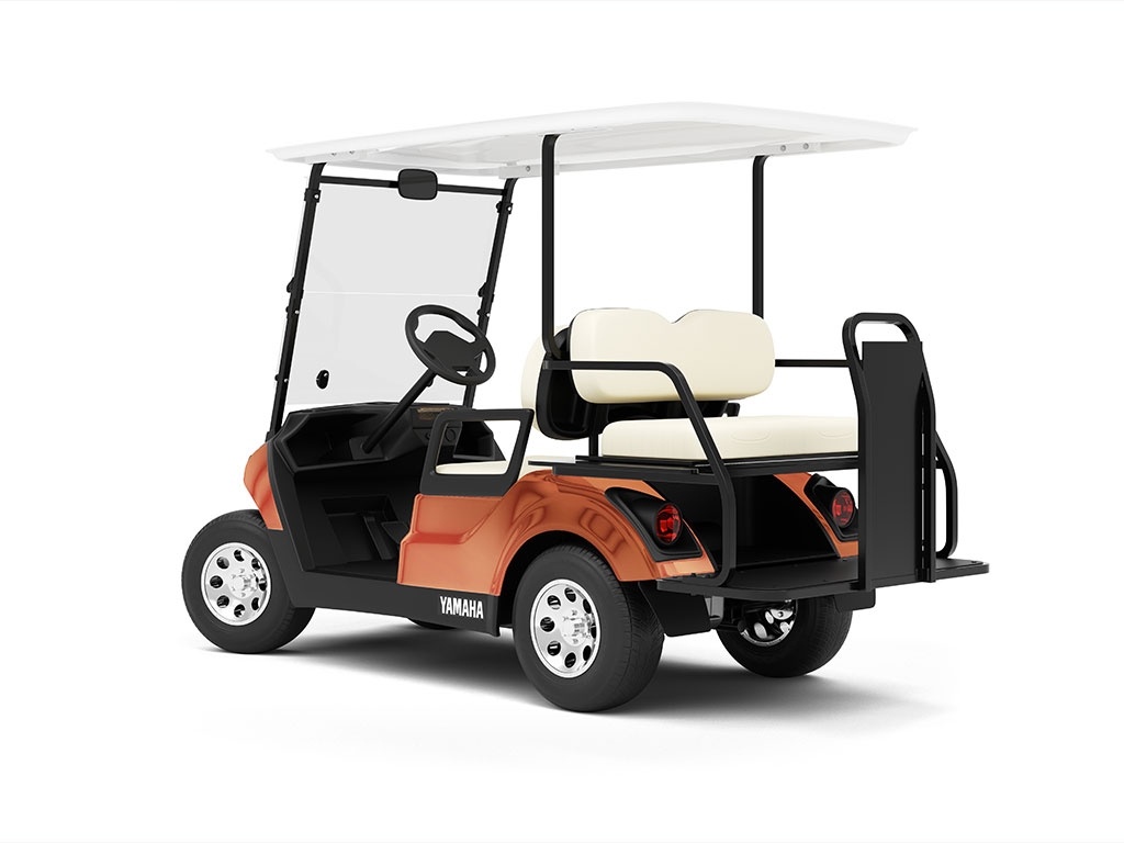 Rwraps Matte Chrome Bronze Golf Cart Vinyl Wraps