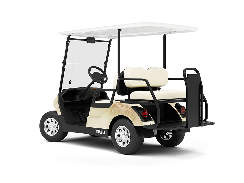 Rwraps Matte Chrome Champagne Golf Cart Vinyl Wraps