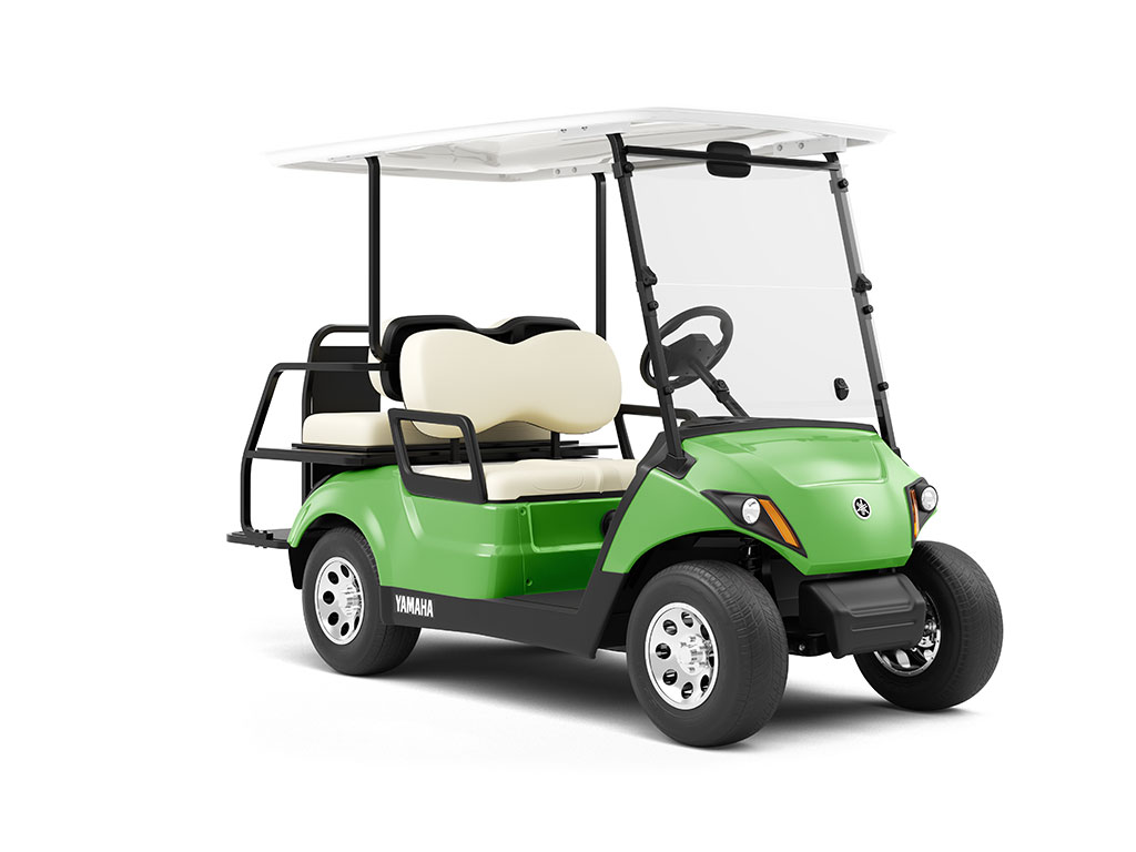 Rwraps™ Matte Green Vinyl Golf Cart Wrap