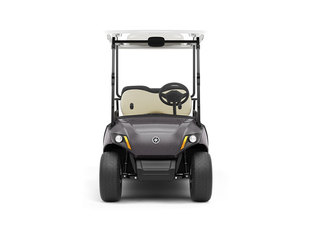 Rwraps Satin Metallic Black DIY Golf Cart Wraps