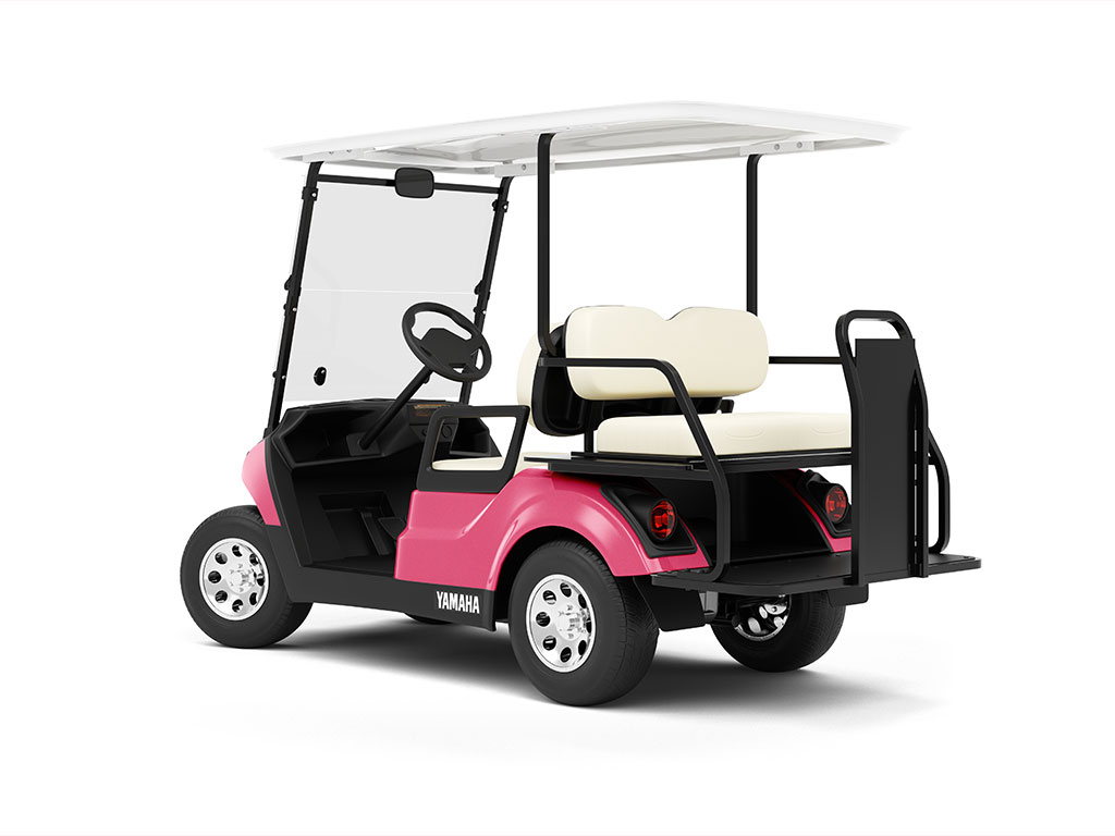 Rwraps Satin Metallic Pink Golf Cart Vinyl Wraps