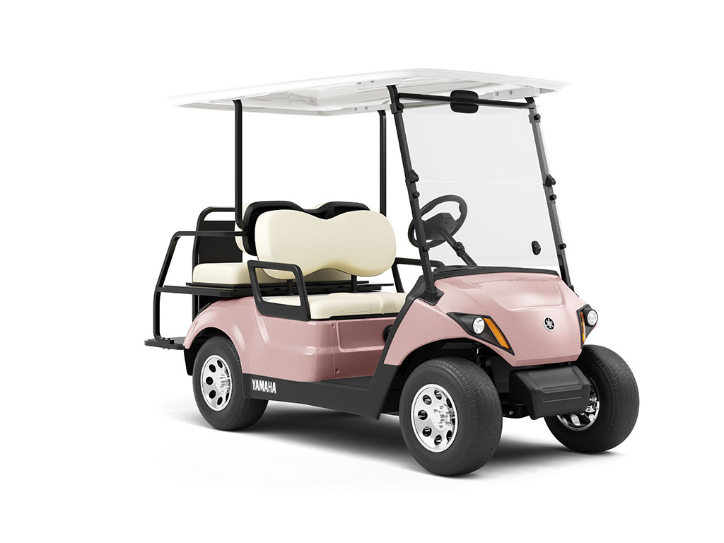 Rwraps™ Satin Metallic Rose Gold Vinyl Golf Cart Wrap