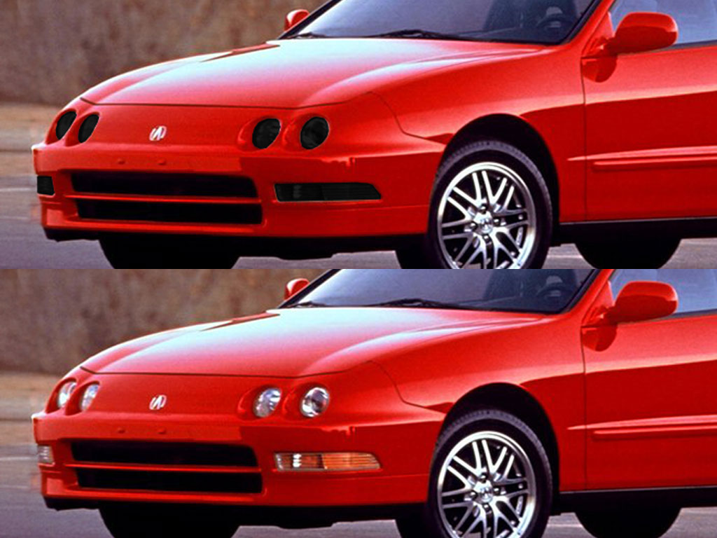 Acura Integra 1994-1997 Headlight Tint Appearance