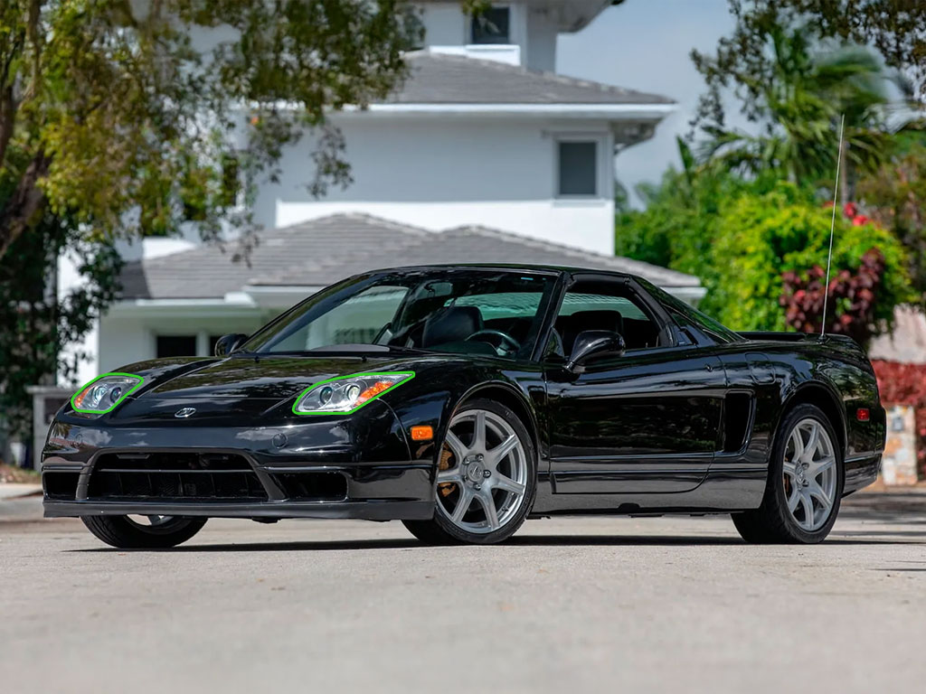 Acura NSX 2003-2005 Headlight Protection Installation Location