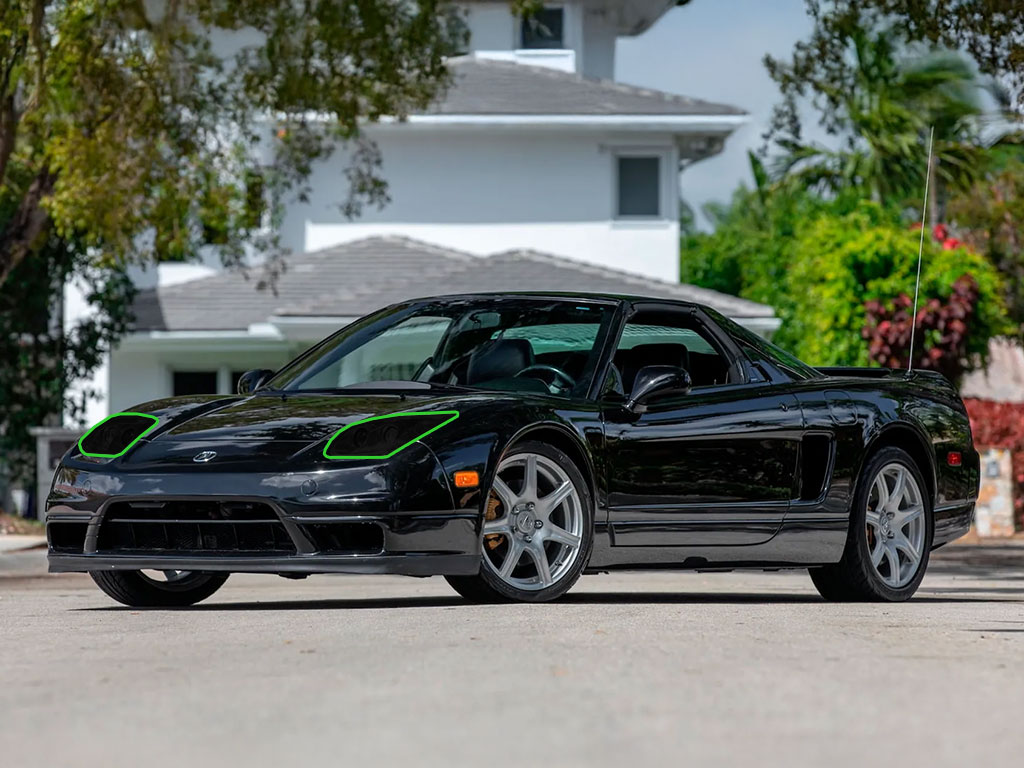 Acura NSX 2003-2005 Headlight Tint Location