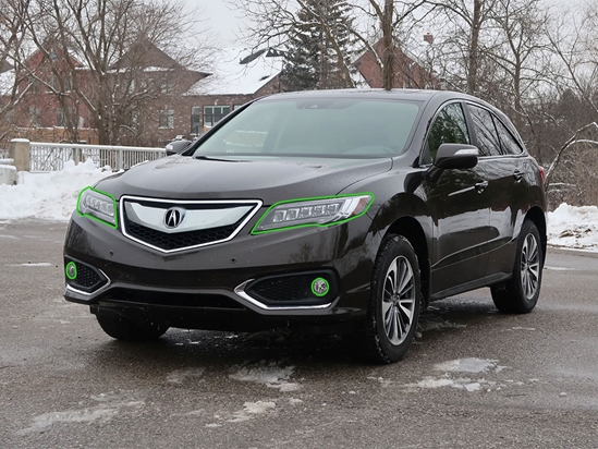 Acura RDX 2013-2018 Headlight Protection Installation Location