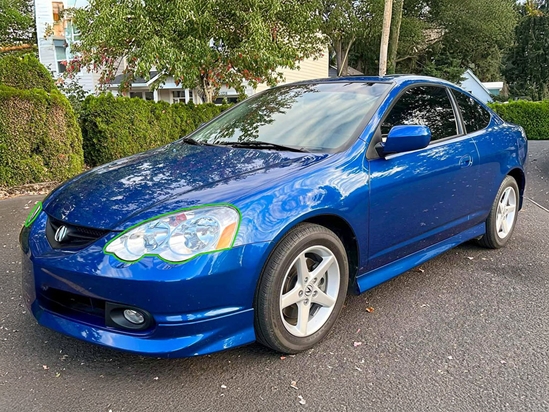 Acura RSX 2002-2004 Headlight Protection Installation Location