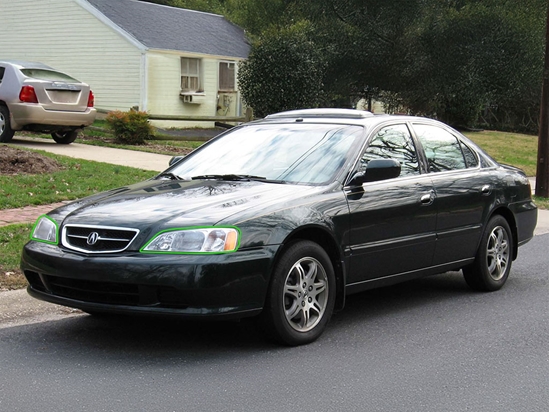 Acura TL 1999-2001 Headlight Protection Installation Location