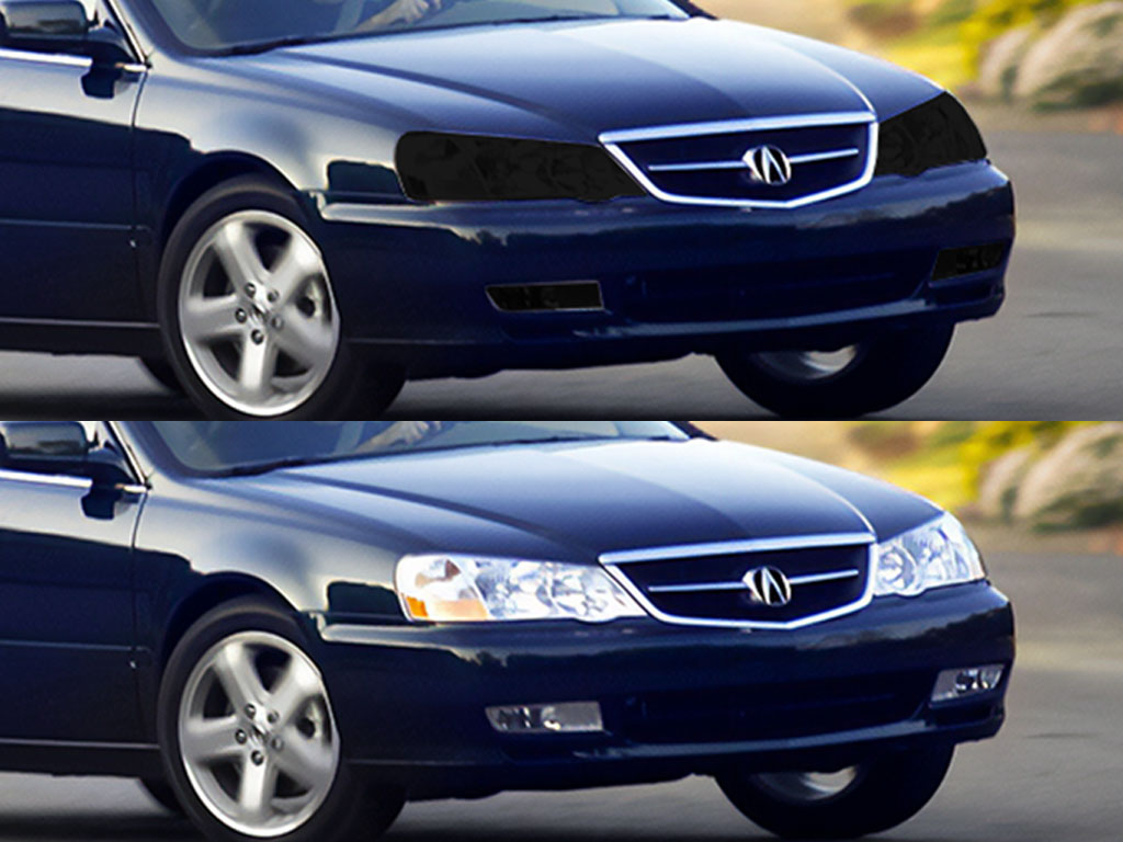 Acura TL 2002-2003 Headlight Tint Appearance