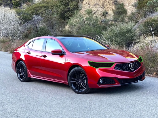 Acura TLX 2018-2020 Headlight Tint Location