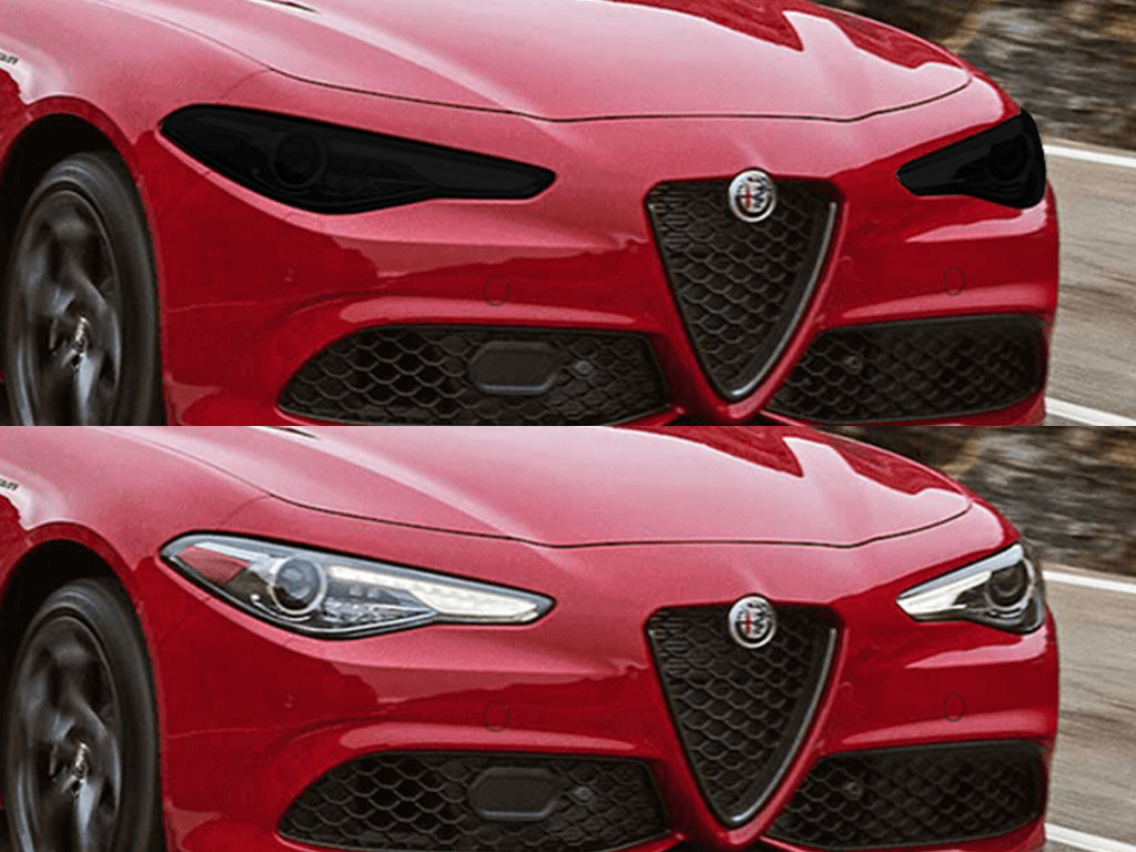 Alfa Romeo Giulia 2017-2025 Headlight Tint Appearance