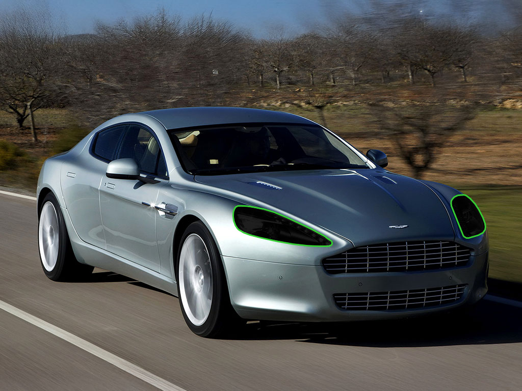 Aston Martin Rapide 2010-2011 Headlight Tint Location