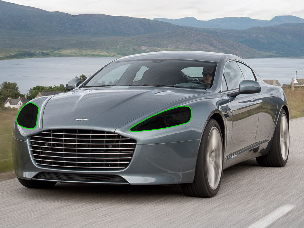 Aston Martin Rapide 2014-2016 Headlight Tint Location