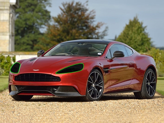 Aston Martin Vanquish 2014-2017 Headlight Tint Location