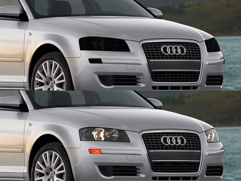 Audi A3 2006-2008 Headlight Tint Appearance