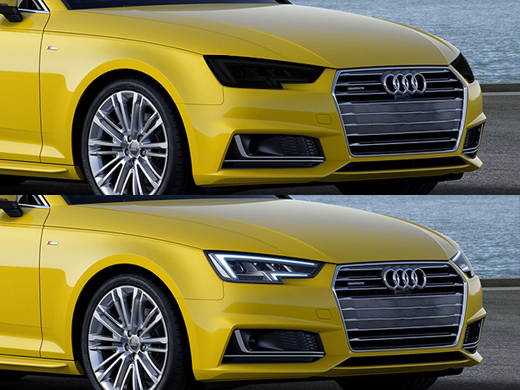 Audi A4 2013-2016 Headlight Tint Appearance