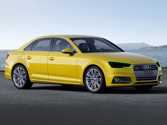 Audi A4 2013-2016 Headlight Tint Location