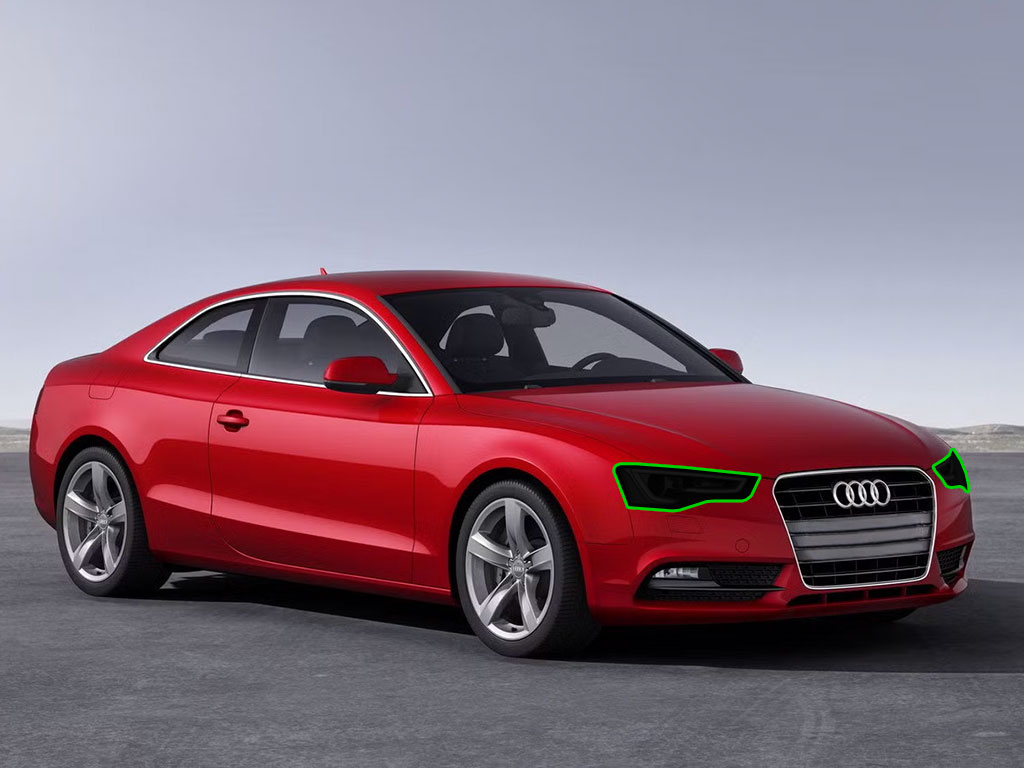 Audi A5 2013-2015 Headlight Tint Location