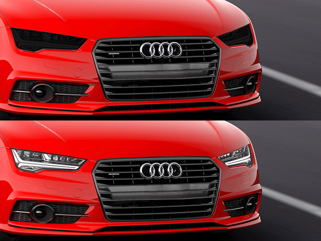 Audi RS7 2014-2015 Headlight Tint Appearance