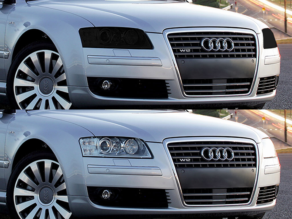 Audi A8 2004-2005 Headlight Tint Appearance