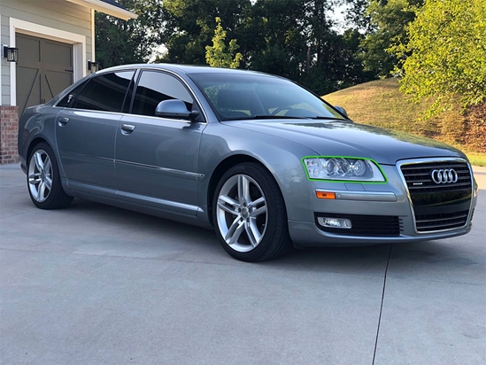 Audi A8 2006-2010 Headlight Protection Installation Location