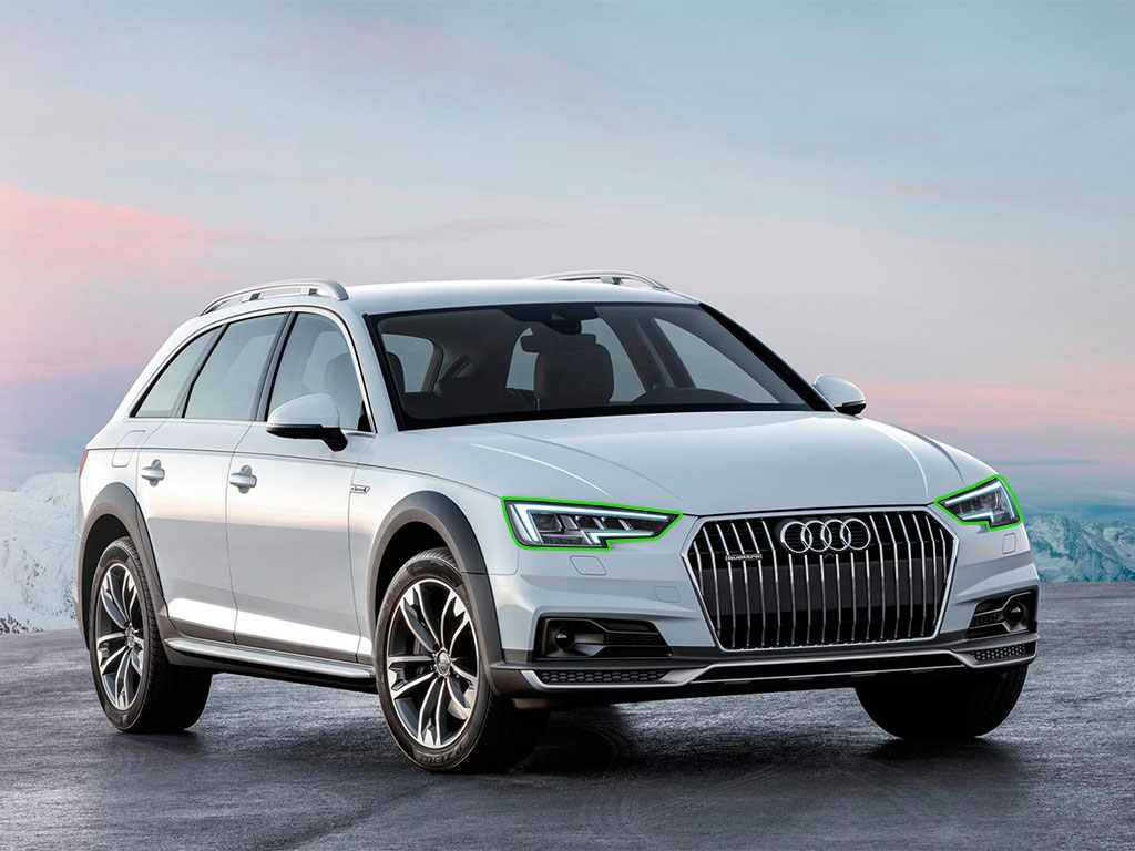 Audi Allroad 2017-2019 Headlight Protection Installation Location