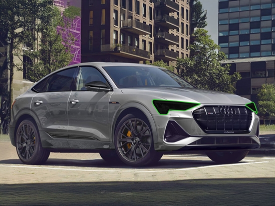 Audi E-Tron 2019-2025 (SUV / Sportback) Headlight Tint Location