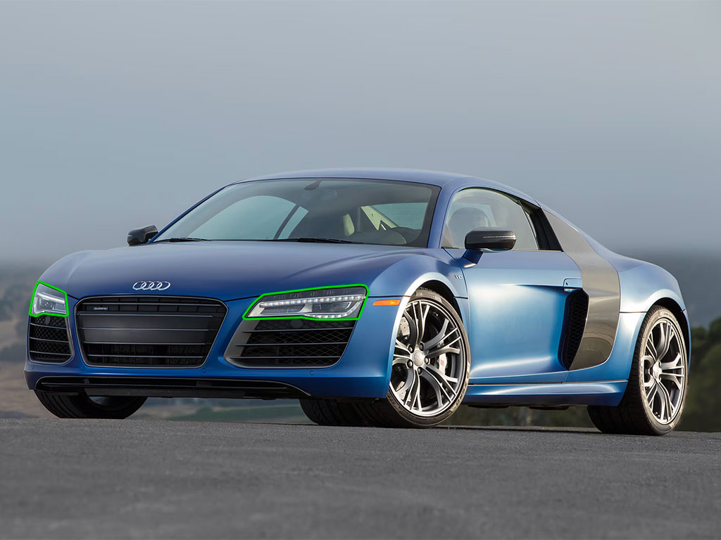 Audi R8 2008-2015 Headlight Protection Installation Location