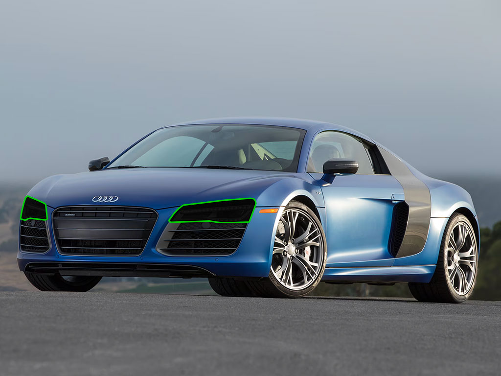 Audi R8 2008-2015 Headlight Tint Location