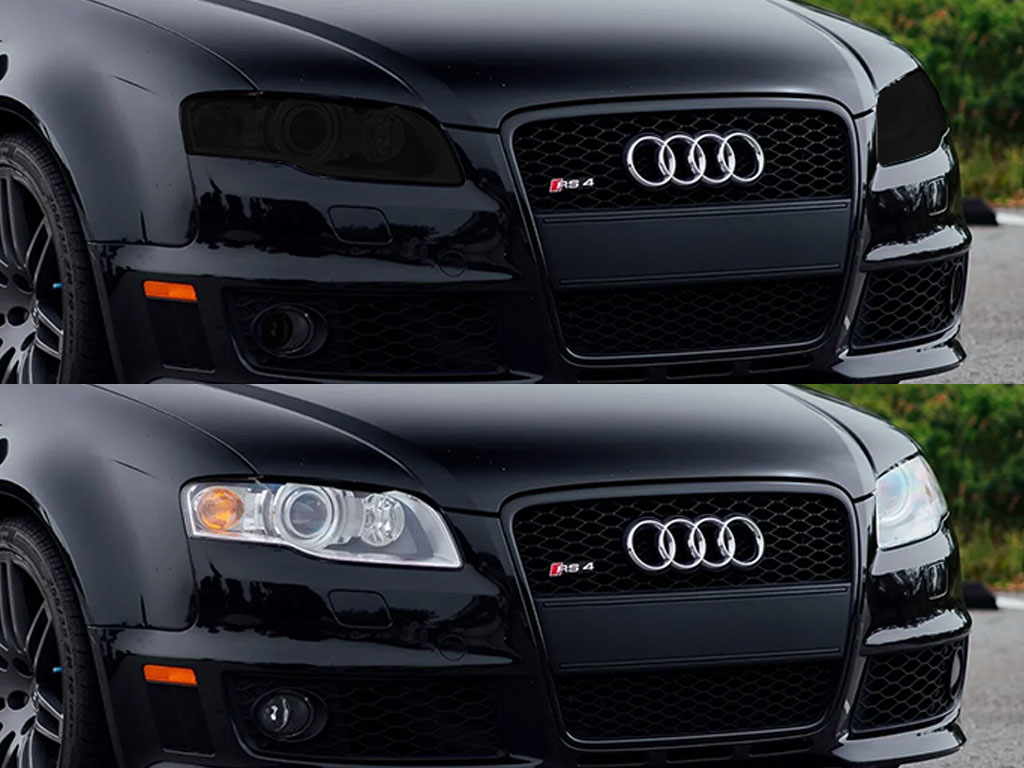 Audi RS4 2007-2008 Headlight Tint Appearance