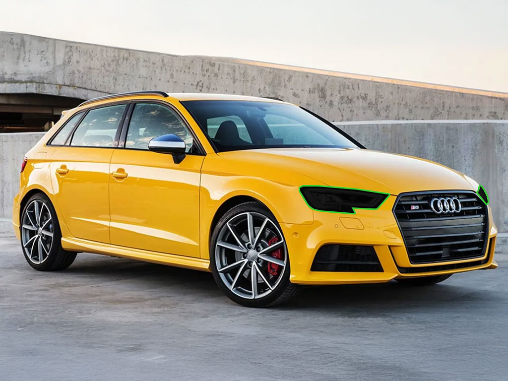 Audi S3 2015-2016 Headlight Tint Location