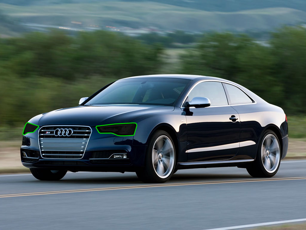 Audi S5 2013-2015 Headlight Tint Location