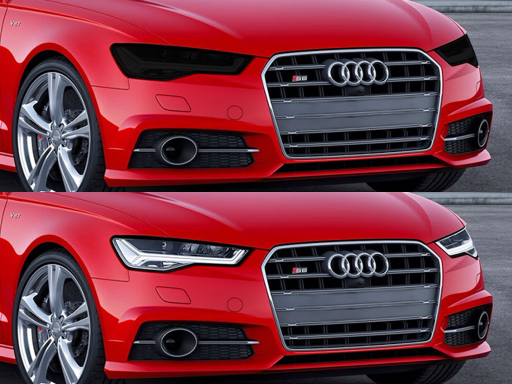 Audi S6 2016-2018 Headlight Tint Appearance