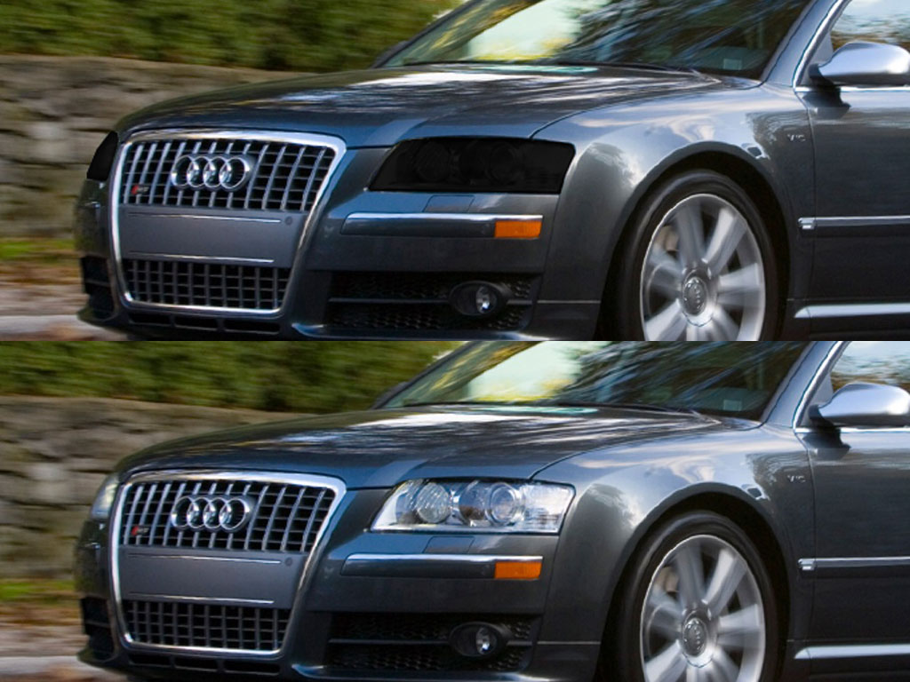 Audi S8 2007-2009 Headlight Tint Appearance