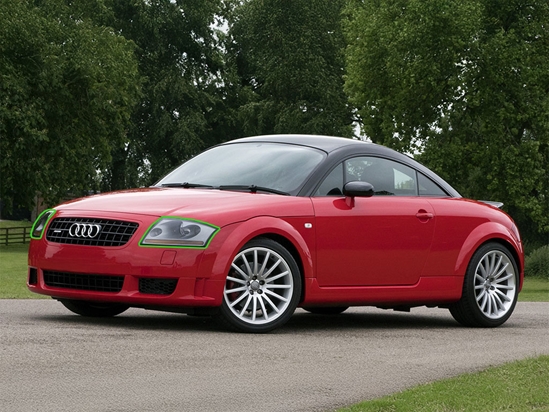 Audi TT 2000-2006 Headlight Protection Installation Location