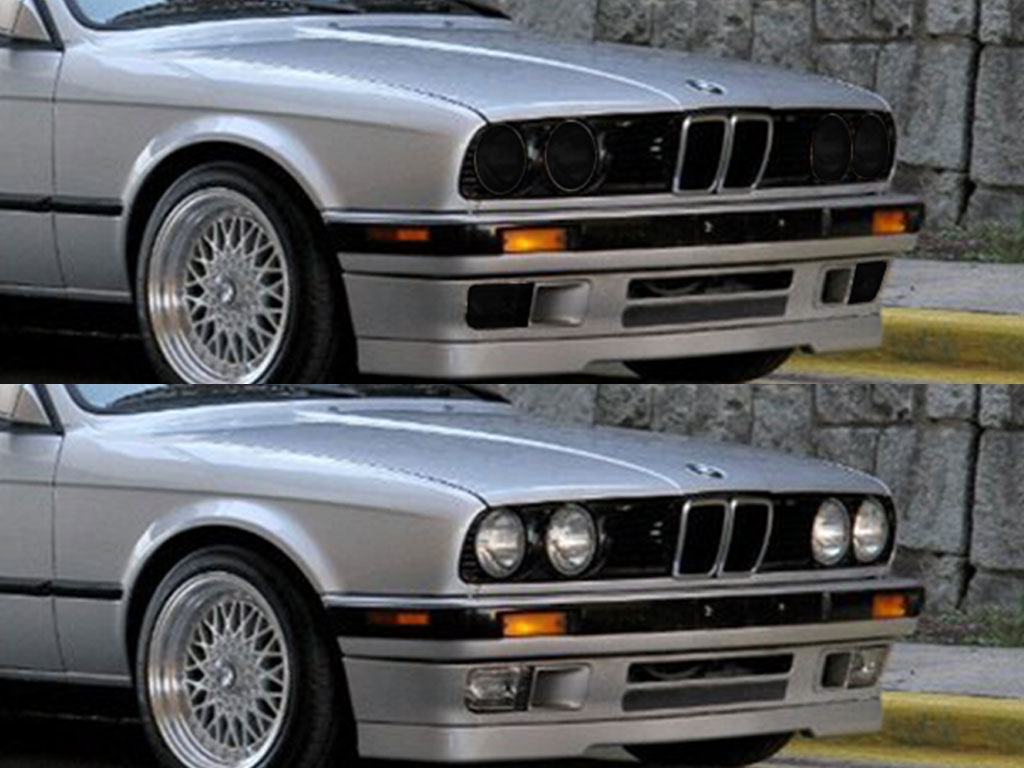 BMW 3-Series 1985-1991 Headlight Tint Appearance