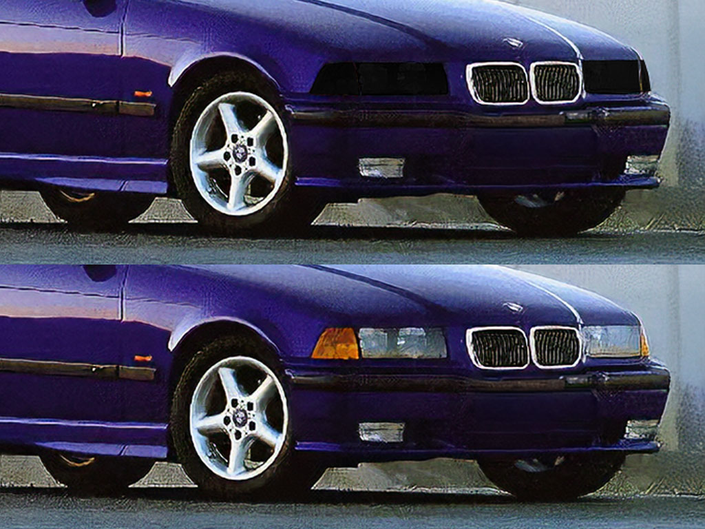 BMW 3-Series 1992-1998 Headlight Tint Appearance