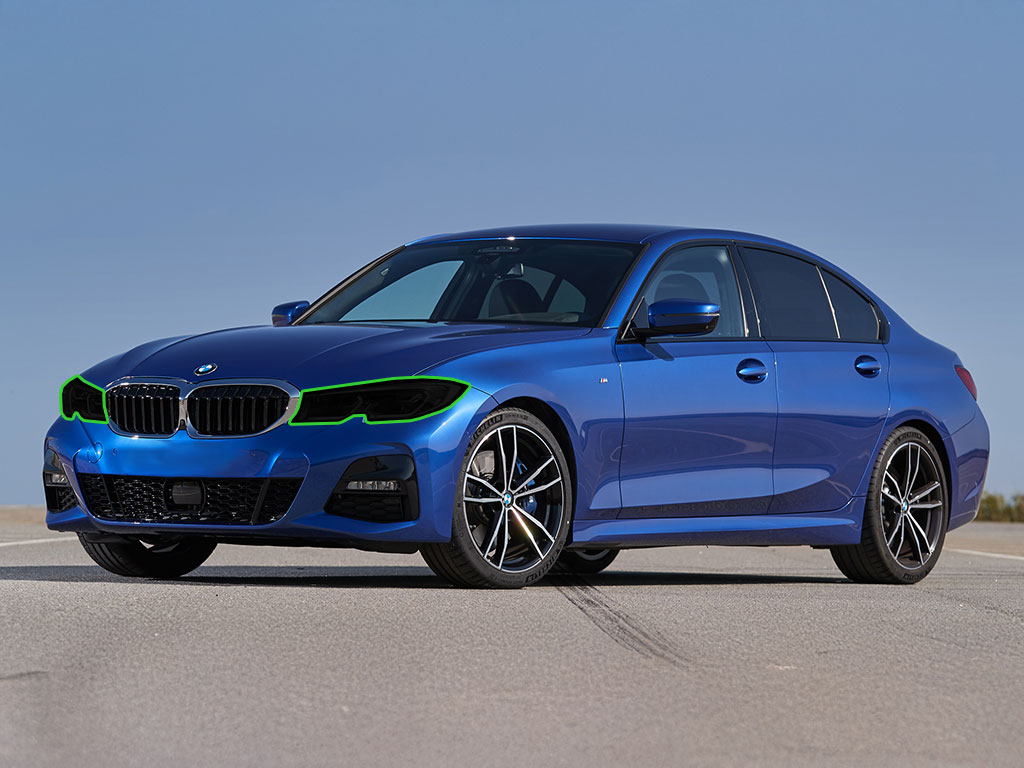 BMW 3-Series 2019-2025 Headlight Tint Location