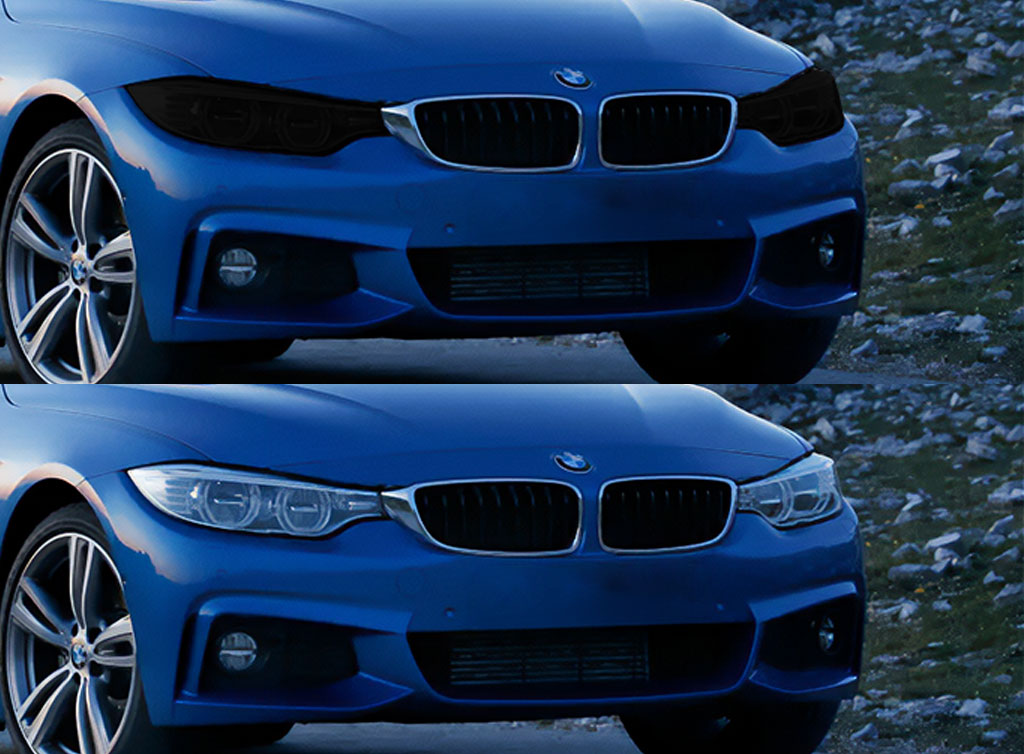 BMW 4-Series 2014-2016 Headlight Tint Appearance