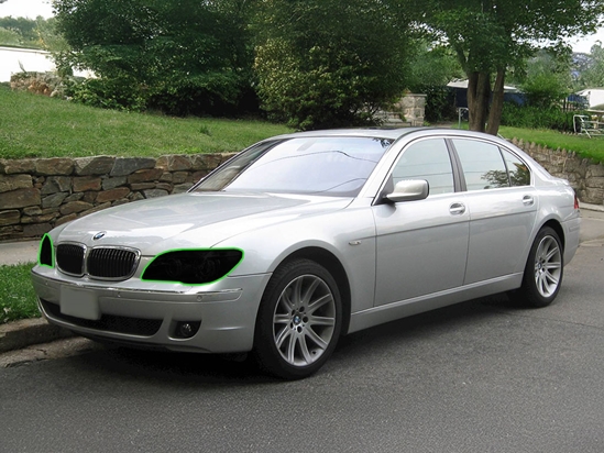 BMW 7-Series 2002-2005 Headlight Tint Location