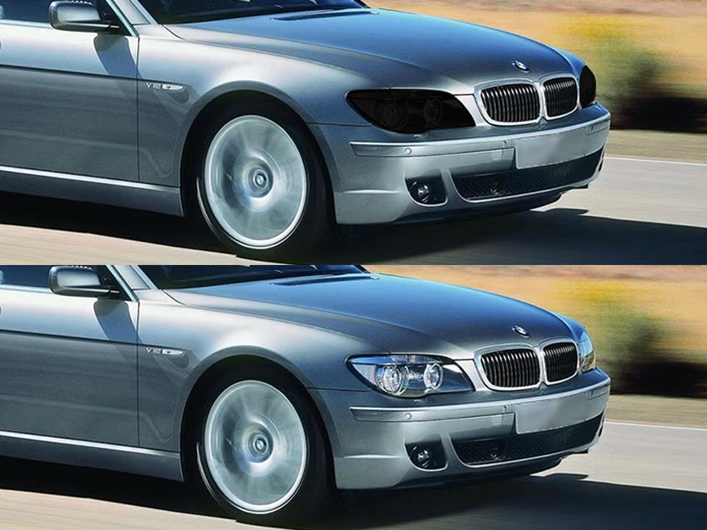 BMW 7-Series 2006-2008 Headlight Tint Appearance