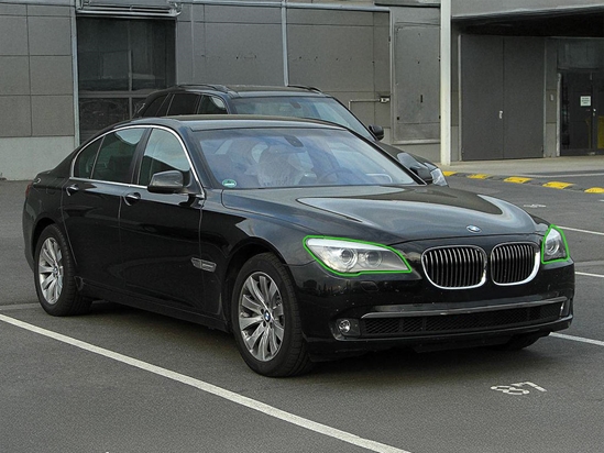 BMW 7-Series 2009-2012 Headlight Protection Installation Location