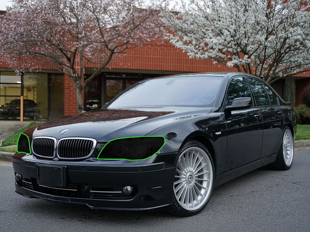 BMW Alpina B7 2007-2008 Headlight Tint Location