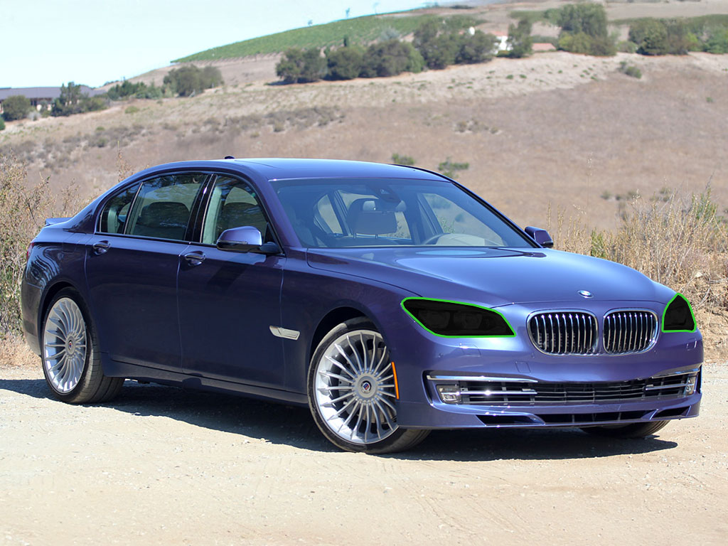 BMW Alpina B7 2013-2015 Headlight Tint Location