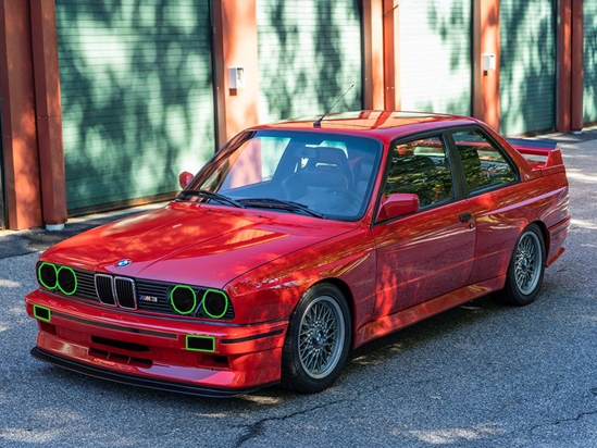 BMW M3 1988-1991 (Coupe) Headlight Tint Location