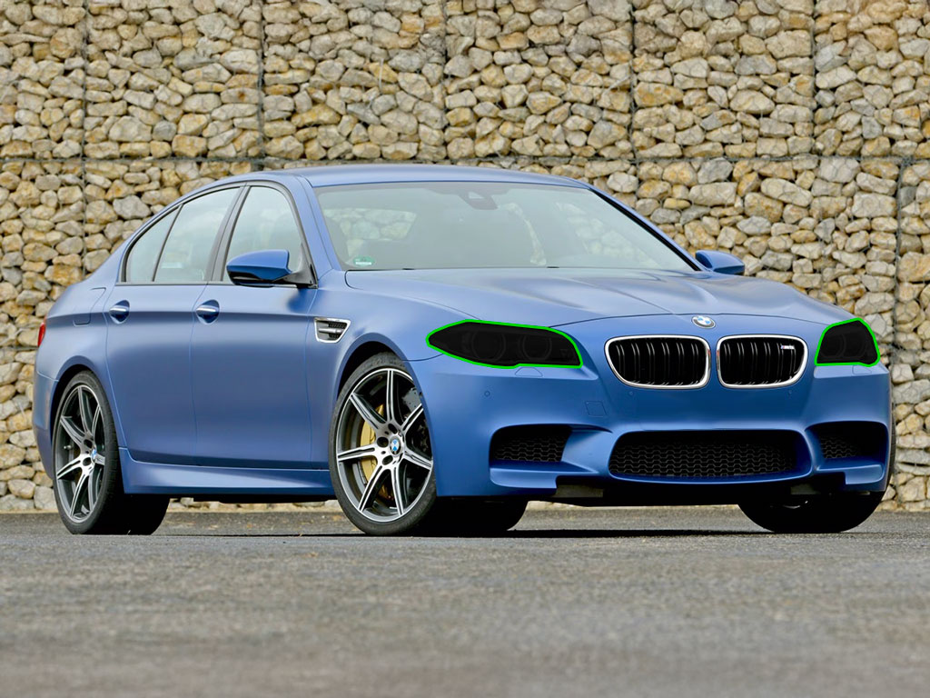 BMW M5 2013-2016 Headlight Tint Location